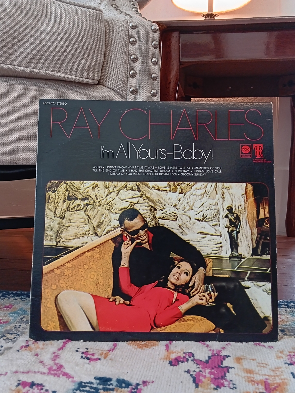 VINTAGE 1970s RAY CHARLES “I’M ALL YOURS BABY” VINYL RECORD ABC RECORDS CANADA